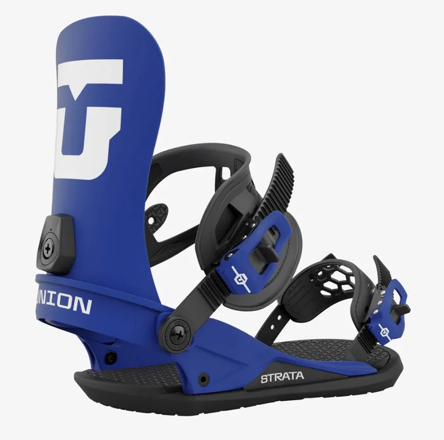 2025 Union Strata Blue Snowboard Bindings