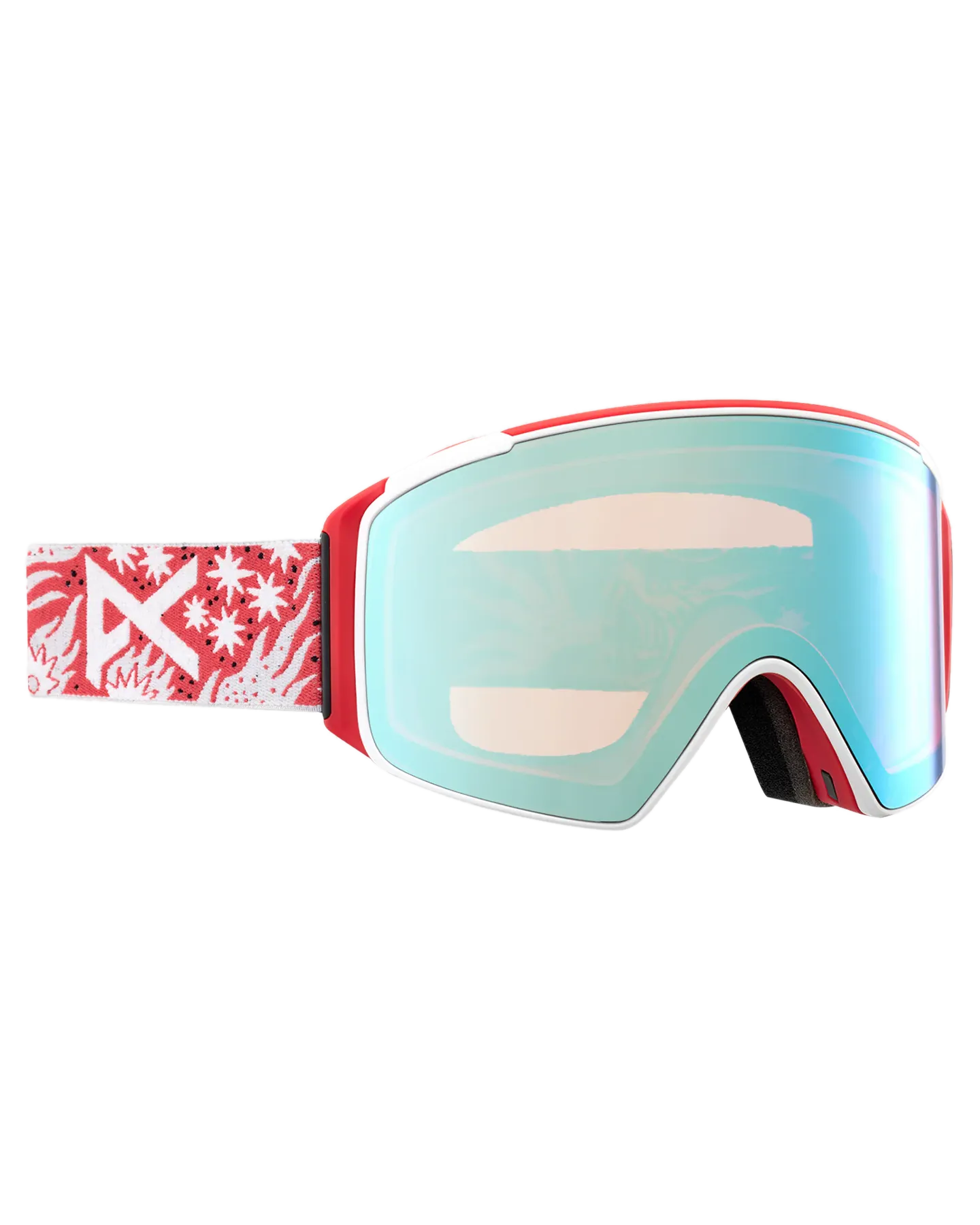 Anon M4S Cylindrical Snow Goggles   Bonus Lens   Mfi® Face Mask - Joshua Noom/Perceive Variable Blue Lens