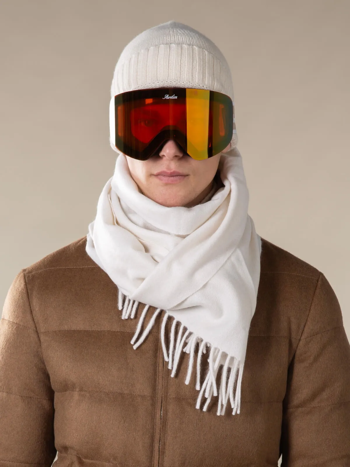 AUR1 Ski Goggles Beige