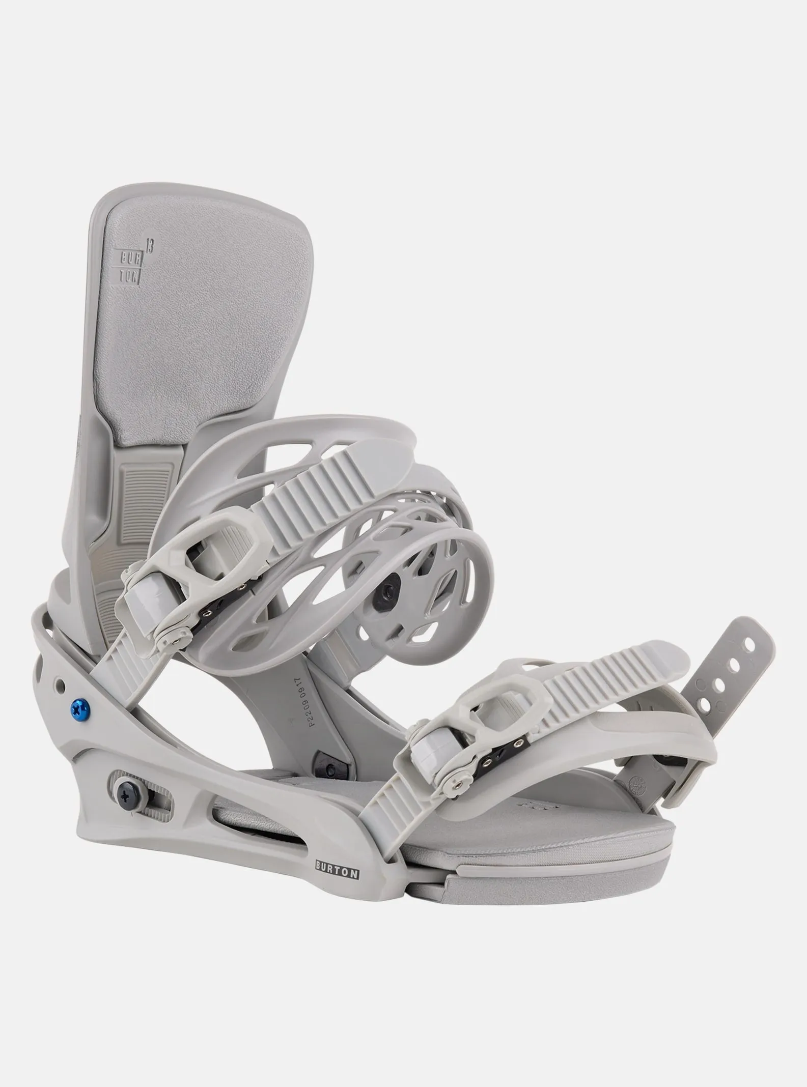 Burton Men's Cartel X Re:Flex Snowboard Bindings Gray/Logo 2024