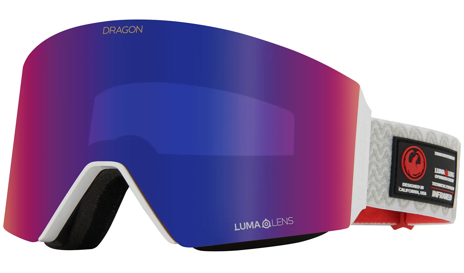 Dragon RVX MAG OTG Snow Goggles 2024 Gypsum / Lumalens Solace Infrared   Lumalens Violet