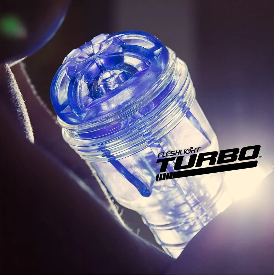 Fleshlight Turbo Thrust Blowjob Simulator - Blue Ice