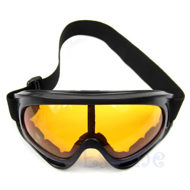 HOT Motorcycle Dustproof Ski Snowboard Sunglasses Goggles Lens Frame Eye Glasses