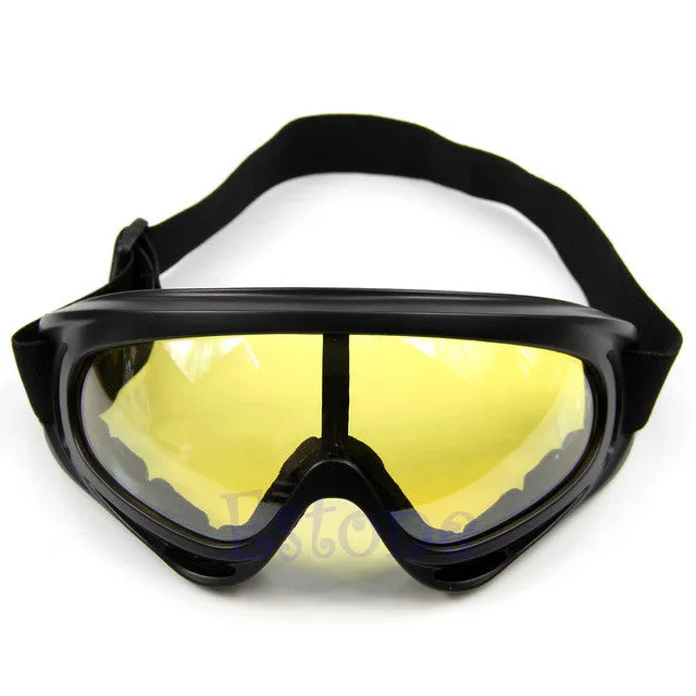 HOT Motorcycle Dustproof Ski Snowboard Sunglasses Goggles Lens Frame Eye Glasses