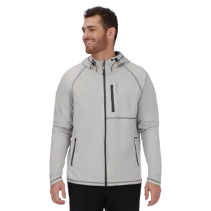 Men's Hybrid Zip-Up Tech Fleece Hoodie