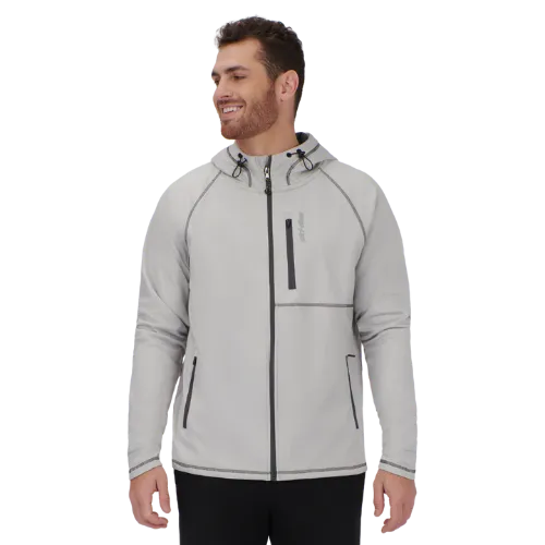 Men's Hybrid Zip-Up Tech Fleece Hoodie