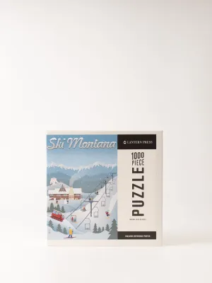 Retro Montana Ski Puzzle