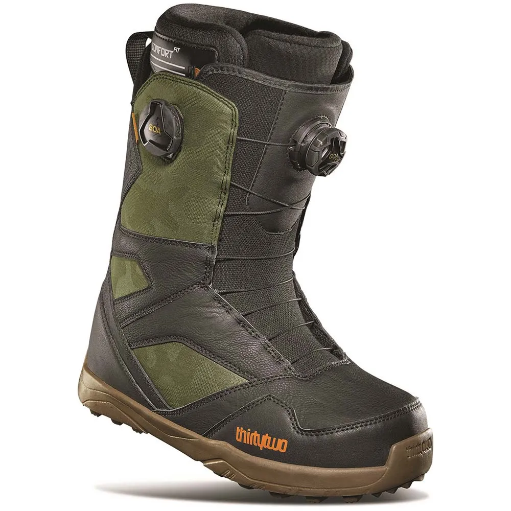 ThirtyTwo STW Double BOA Snowboard Boots - Women's Black/Green 2024